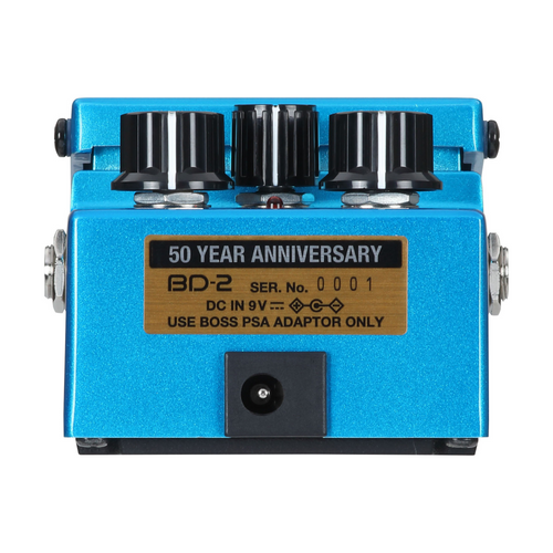 boss bd-2 blues driver guitar effects pedal Boss 50th Anniversary BD-2 Blues Driver Effect Pedal