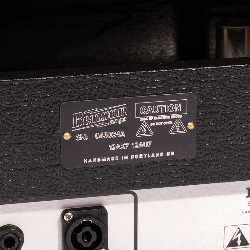 Benson Amps B700 Bass Amplifier Head, Black Tolex w/Silver Grille