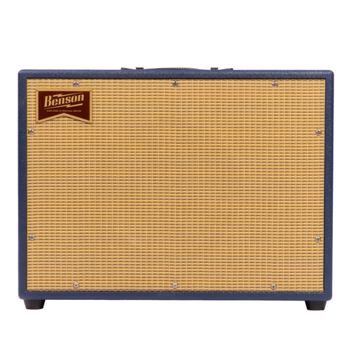 Benson Amps Monarch Reverb+ 1x12 Tube Guitar Combo Amplifier, Blue/Wheat