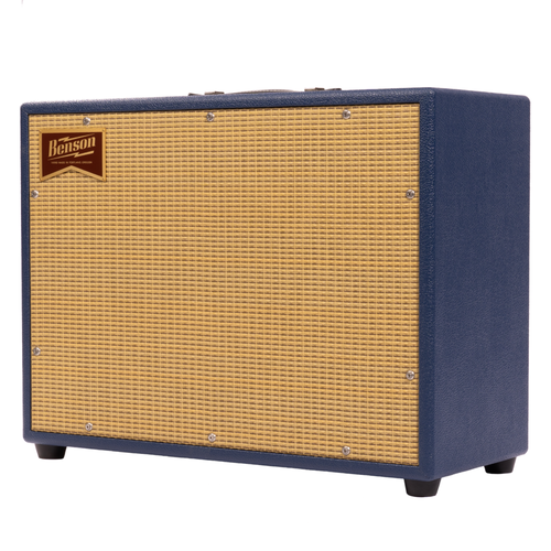 Benson Amps Monarch Reverb+ 1x12 Tube Guitar Combo Amplifier, Blue/Wheat