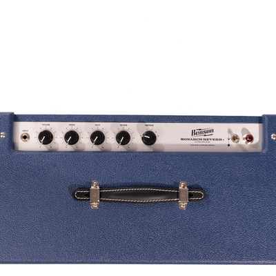 Benson Amps Monarch Reverb+ 1x12 Tube Guitar Combo Amplifier, Blue/Wheat