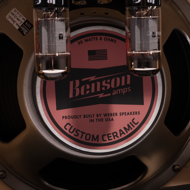 Benson Amps Monarch Reverb+ 1x12 Tube Guitar Combo Amplifier, Blue/Wheat