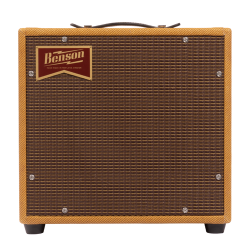 Benson Amps Vinny Reverb 5-Watt Combo Guitar Amp, Aged Tweed Tolex, Oxblood Grille