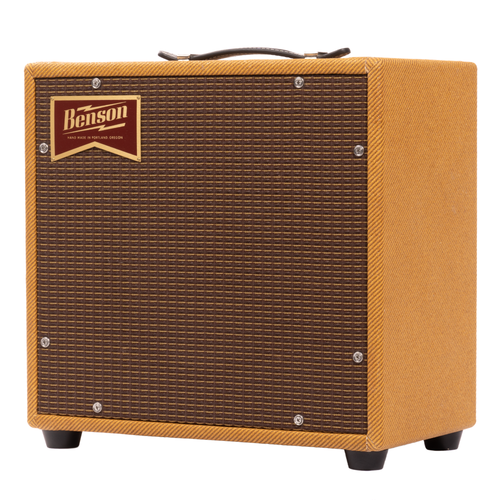 Benson Amps Vinny Reverb 5 Watt Combo Guitar Amp Aged Tweed Tolex Ox