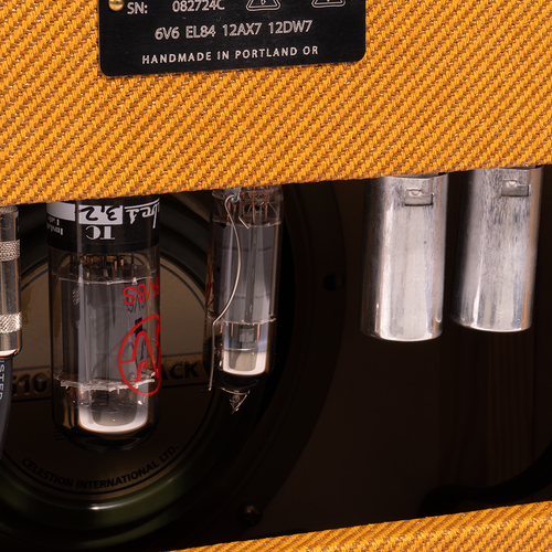 Benson Amps Vinny Reverb 5-Watt Combo Guitar Amp, Aged Tweed Tolex, Oxblood Grille