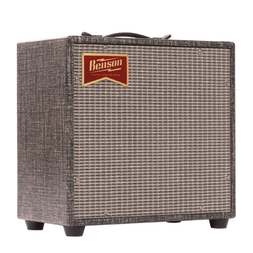 Benson Vinny Reverb 5-Watt 1x10” Tube Combo Amplifier, Night Moves/Silver