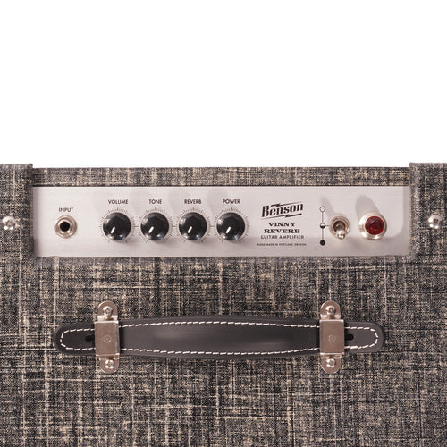 Benson Vinny Reverb 5-Watt 1x10” Tube Combo Amplifier, Night Moves/Silver