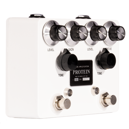 Browne Amplification The Protein Dual Overdrive V3 Effect Pedal, White