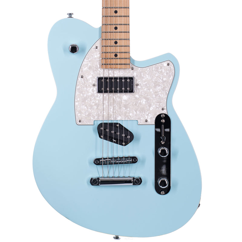 Reverend Buckshot Electric Guitar, Roasted Maple Neck, Chronic Blue