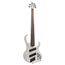 Ibanez BTB865MS Bass Workshop 5-String Multi Scale Electric Bass Guitar, Transparent White Flat