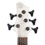 Ibanez BTB865MS Bass Workshop 5-String Multi Scale Electric Bass Guitar, Transparent White Flat
