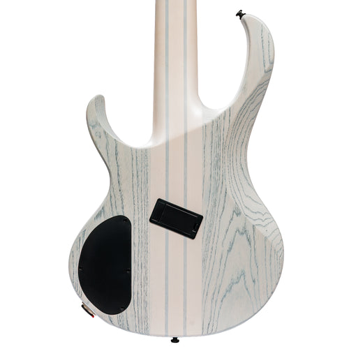 Ibanez BTB865MS Bass Workshop 5-String Multi Scale Electric Bass Guitar, Transparent White Flat