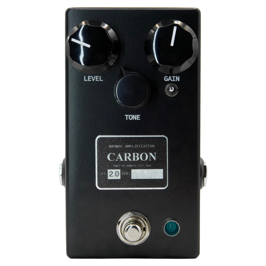 browne carbon pedal The Carbon Overdrive V2 Guitar Pedal MANUFACTURER