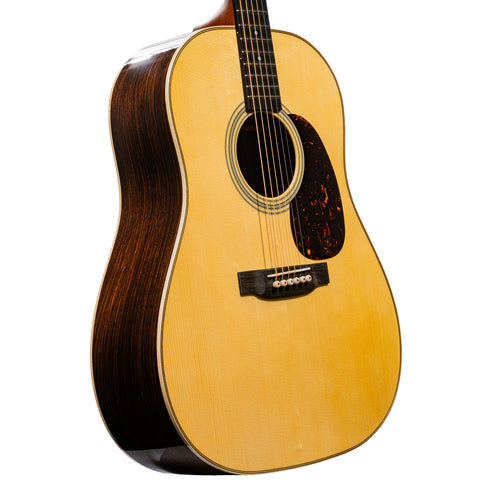 Martin Custom Shop "D" Dreadnought Acoustic Guitar, Sloped Shoulder 28 Style, Italian Alpine Spruce/Wild Grain East Indian Rosewood