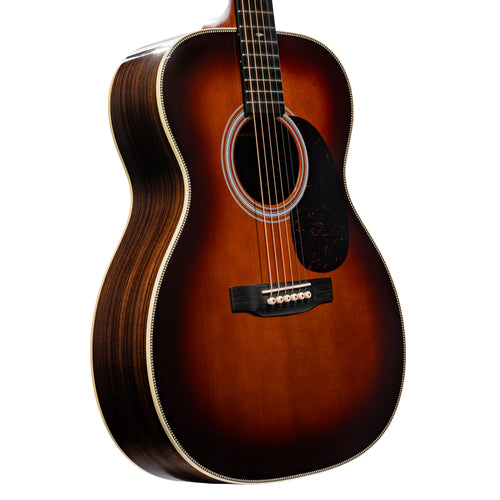 Martin Custom Shop 000/OM Auditorium Acoustic Guitar, 28 Style, Adirondack Spruce/Wild Grain East Indian Rosewood