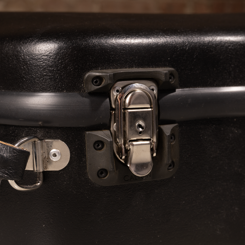 Calton Cases 00 12-Fret Style Hardshell w/ Red Velvet Interior, Black