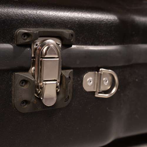 Calton Cases 00 12-Fret Style Hardshell w/ Red Velvet Interior, Black