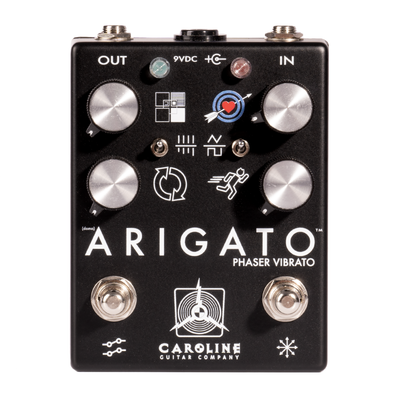 Caroline Limited Edition Arigato Phaser/Vibrato, Black