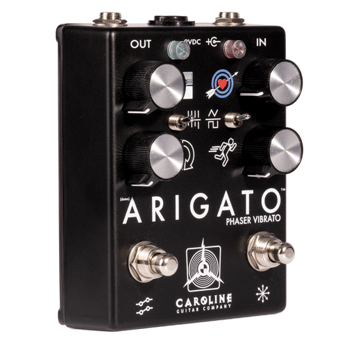 Caroline Limited Edition Arigato Phaser/Vibrato, Black