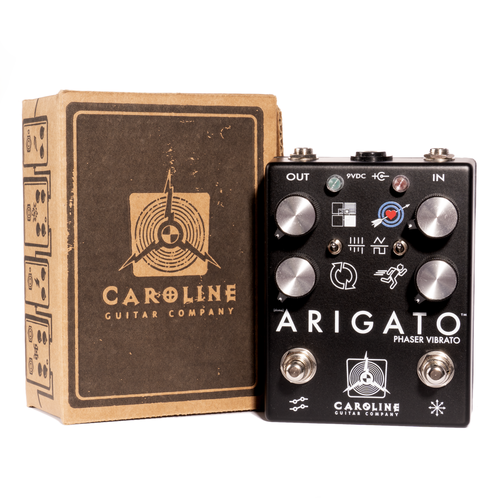 Caroline Limited Edition Arigato Phaser/Vibrato, Black