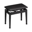 Casio Height-Adjustable Metal Piano Bench, Black