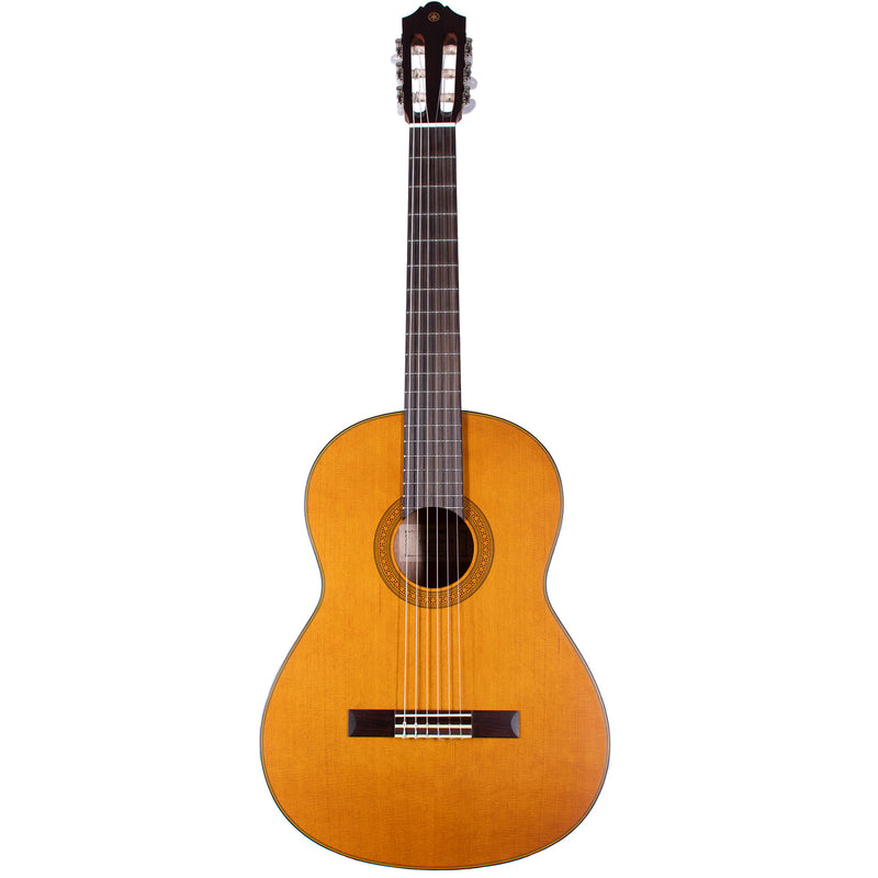 Yamaha CG122MCH Nylon String Classical Acoustic Guitar, Solid Cedar Top, Lower Action
