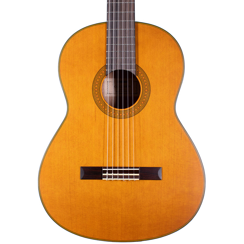 Yamaha CG122MCH Nylon String Classical Acoustic Guitar, Solid Cedar Top, Lower Action