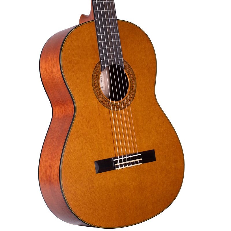 Yamaha CG122MCH Nylon String Classical Acoustic Guitar, Solid Cedar Top, Lower Action