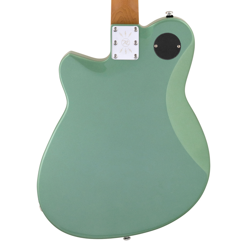 Reverend Charger 290 Electric Guitar, Rosewood Fingerboard, Metallic Alpine