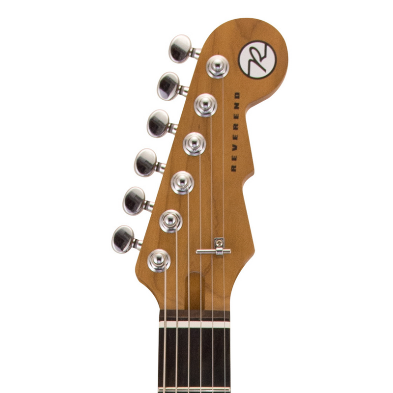 Reverend Charger 290 Electric Guitar, Rosewood Fingerboard, Metallic Alpine