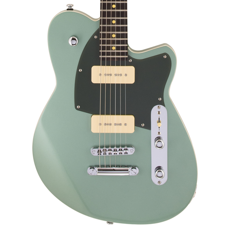 Reverend Charger 290 Electric Guitar, Rosewood Fingerboard, Metallic Alpine