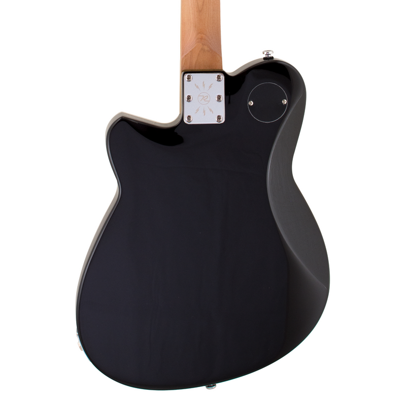 Reverend Charger HB Electric Guitar, Roasted Maple Neck & Fingerboard, Midnight Black