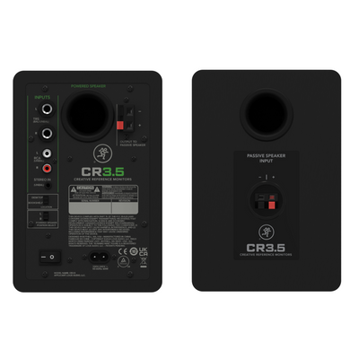 Mackie CR3.5 Creative Reference Studio Monitors, 3.5" Powered w/ Tone Control