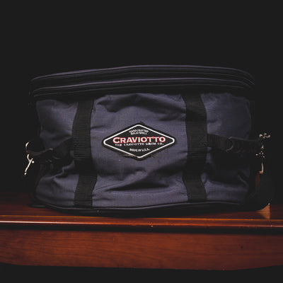 2004 Craviotto 6.5”x14” Snare Drum, Black Cherry w/ Bag - Used
