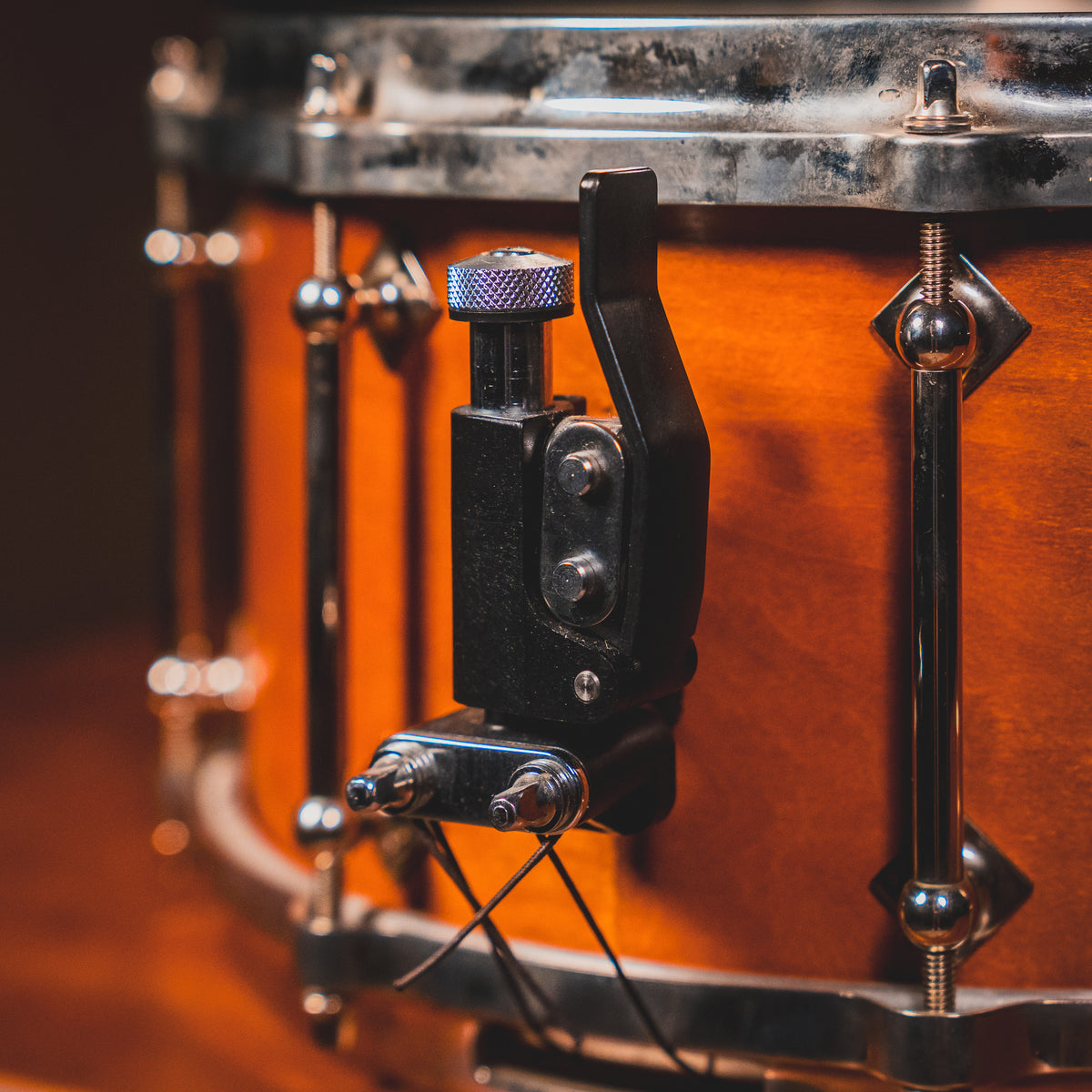 2004 Craviotto 6.5”x14” Snare Drum, Black Cherry w/ Bag - Used