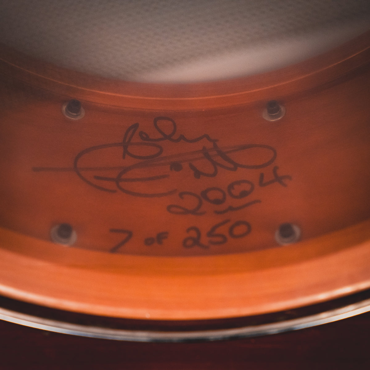 2004 Craviotto 6.5”x14” Snare Drum, Black Cherry w/ Bag - Used