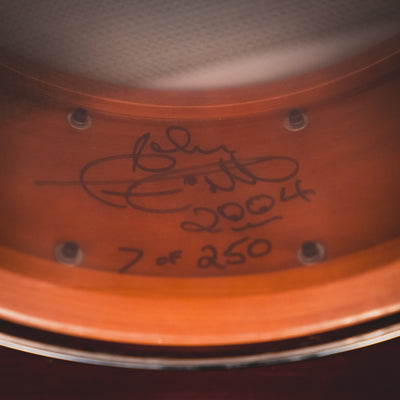 2004 Craviotto 6.5”x14” Snare Drum, Black Cherry w/ Bag - Used
