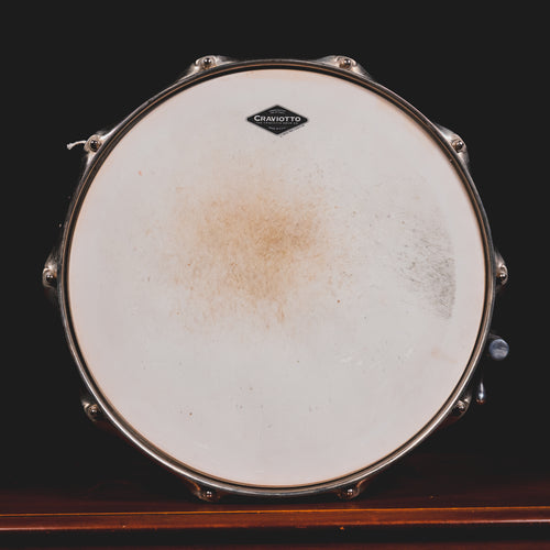 2007 Craviotto 6.5”x14” Maple Snare Drum, Black Satin Oil w/ Bag - Used