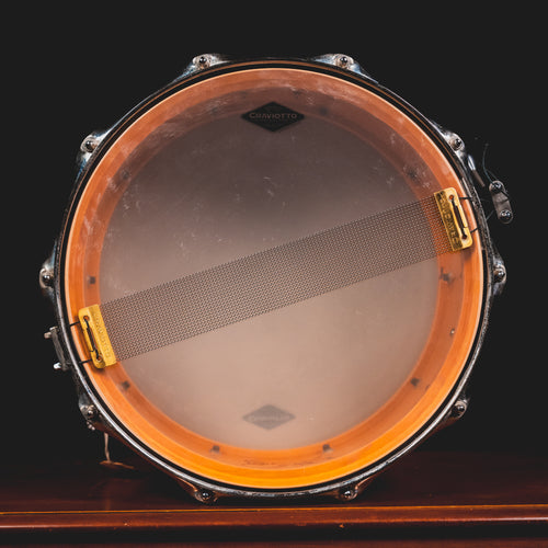 2007 Craviotto 6.5”x14” Maple Snare Drum, Black Satin Oil w/ Bag - Used