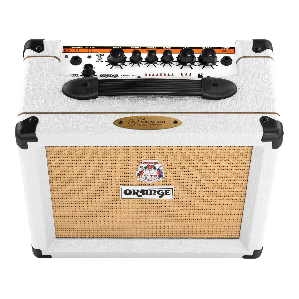 Orange Crush 20RT Guitar Combo Amplifier, Orianthi Limited Edition, White