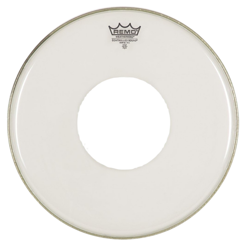 Remo 14" Controlled Sound Clear White Dot Drumhead