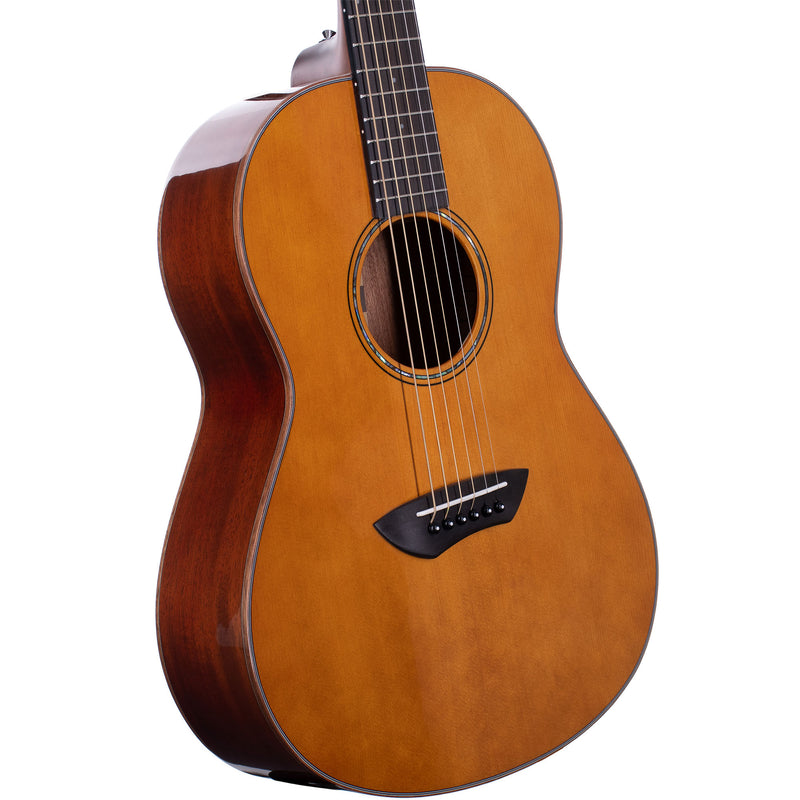 Yamaha CSF3M Parlor Acoustic Guitar, Spruce Top, Mahogany Back/Sides, Vintage Natural