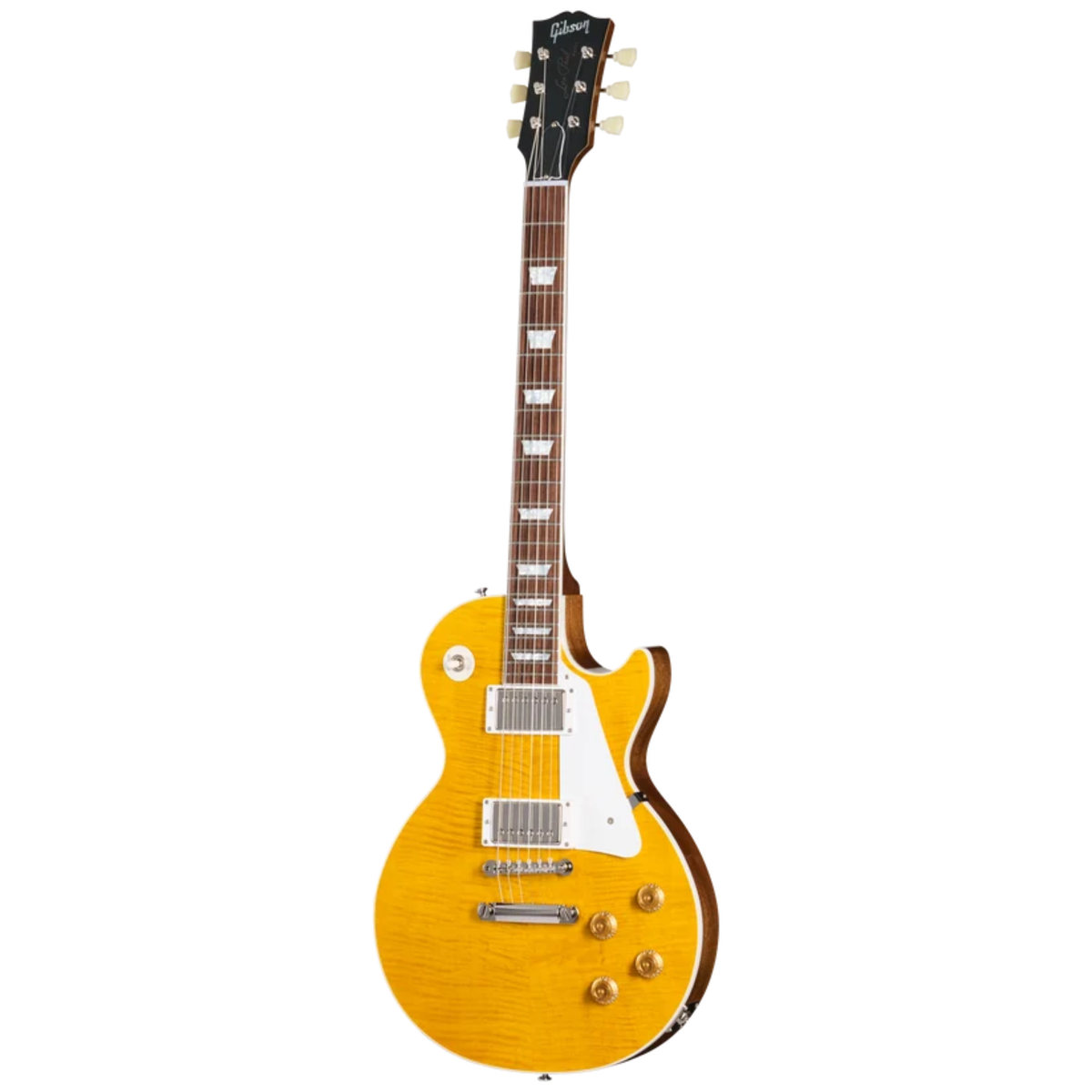 Gibson Custom Shop Modern Collection Les Paul Standard Electric Guitar, Translucent Amber