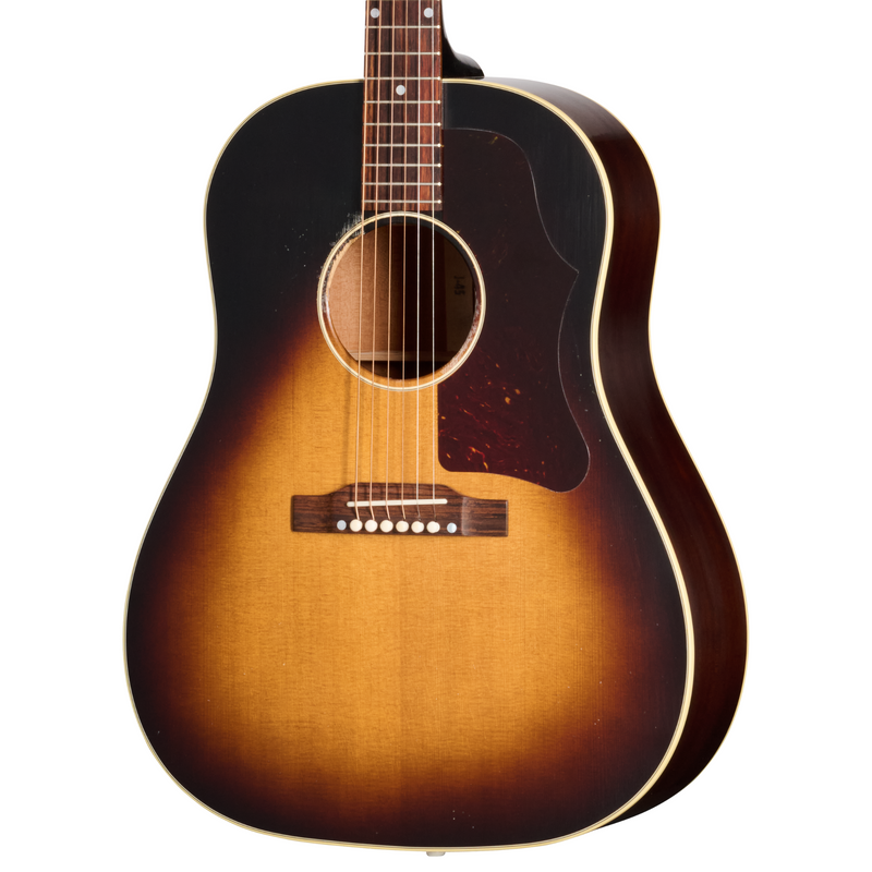 Gibson Custom Shop 1955 J-45 Light Aged Acoustic Guitar, Vintage Sunburst
