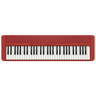 Casio CT-S1 Casiotone 61-Key Portable Keyboard, Red