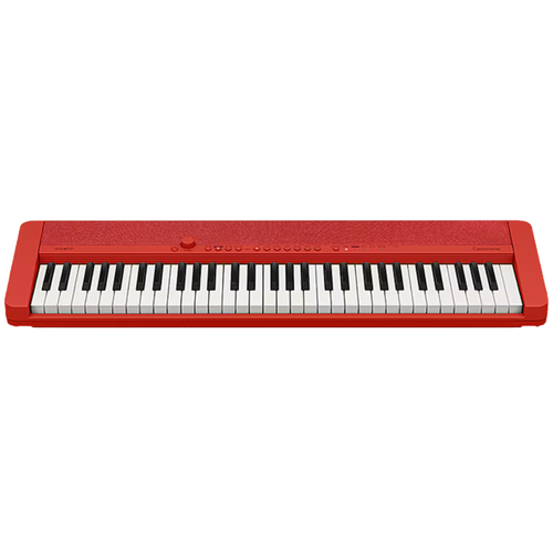 Casio CT-S1 Casiotone 61-Key Portable Keyboard, Red