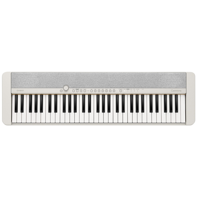 Casio CT-S1 Casiotone 61-Key Portable Keyboard, White