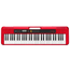 Casio CT-S200 Casiotone 61-Key Portable Keyboard, Red