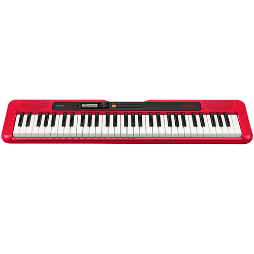 Casio CT-S200 Casiotone 61-Key Portable Keyboard, Red
