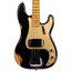Fender Custom Shop Limited Edition '58 Precision Bass Relic, Aged Black Over Chocolate 3-Color Sunburst